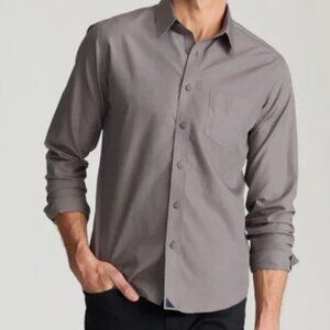 UNTUCKit Performance Gironde Shirt Button Up Men's XXL Gray